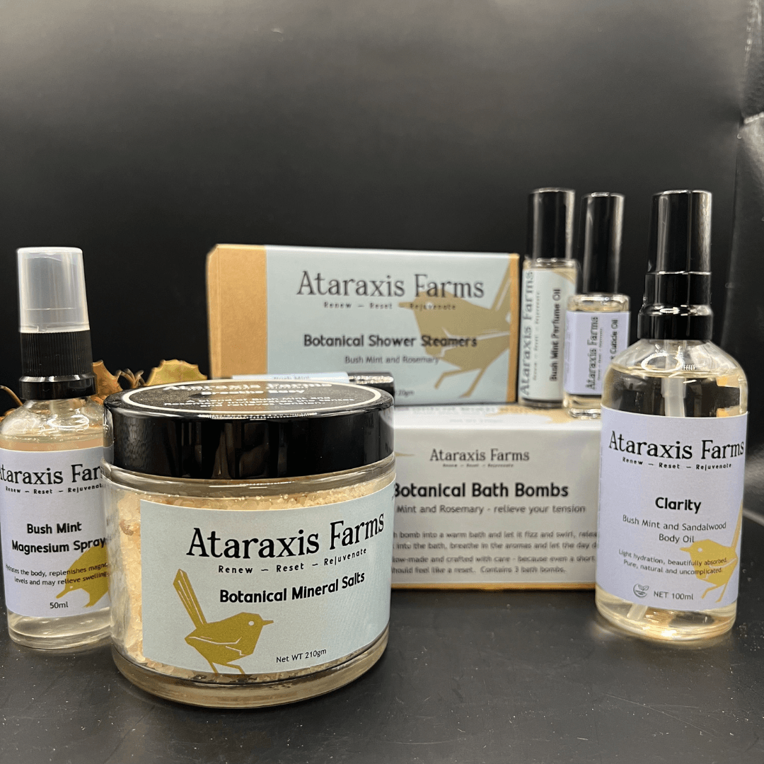 Australian Bush Mint products for wellbeing and everyday rituals