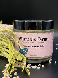 Lavender, Rosemary and Black Pepper Botanical Mineral Salts (Wine Down)