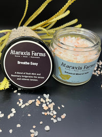 Bush Mint and Rosemary Botanical Mineral Salts (Breathe Easy)