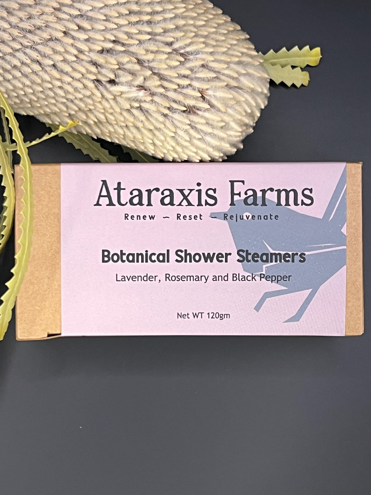 Lavender, Rosemary and Black Pepper Botanical Shower Steamers (Wine Down)