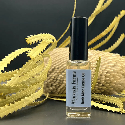 A 100% natural small-batch Bush Mint Cuticle Oil designed to rescue dry, cracked cuticles.