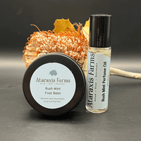 Ataraxis Farms Bush Mint Perfume Oil and Bush Mint Foot Balm