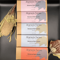 Our range of small-batch botanical bath bombs handmade at Ataraxis Farms