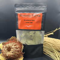 Loose leaf Strawberry Gum by Ataraxis Farms, native Australian botanical for culinary use