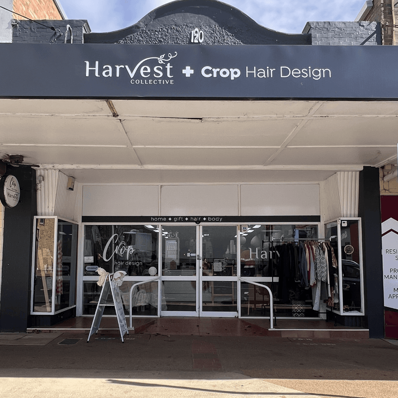 A view from the front of Harvest Collective, stockist in Guyra
