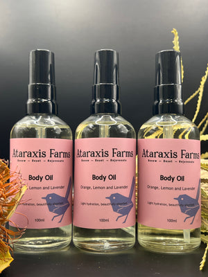 Orange, Lemon and Lavender Body Oil