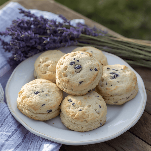 Ataraxis Farms plate of lavender scones